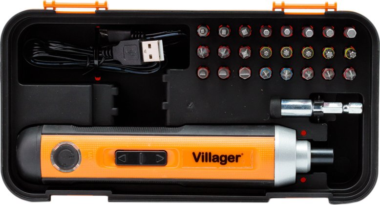 

Электроотвертка Villager VLN SDL 5.0 Set 067787 (набор оснастки)
