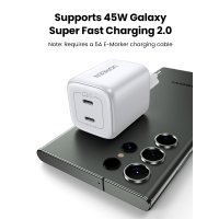 Сетевое зарядное Ugreen CD294 15327 (белый)