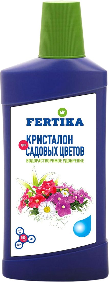

Удобрение Fertika Кристалон для садовых цветов 500 мл