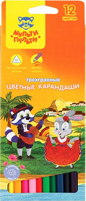

Набор цветных карандашей Мульти-пульти Енот в Испании CP_10754 (12 цветов)