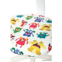 Компьютерное кресло Бюрократ CH-W201NX (белый монстры/пластик белый)