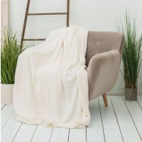 Плед Casa Conforte Nonna Inspiration 200x220 6154603 (слоновая кость)