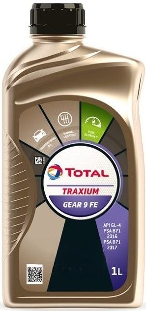 Трансмиссионное масло Total Traxium Gear 9 FE 75W 1л