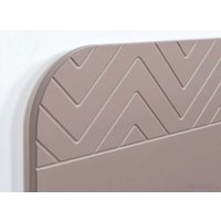 Кровать Mobi Амьен 11.44 160x200 (белый PE шагрень/веллюто капучино AG 707 ПВХ)