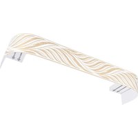 Карниз для штор Legrand Феникс 7см 2.4м 2р с поворотами 58139236 (белый/золотой)
