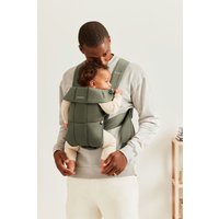 Рюкзак-переноска BabyBjorn Mini Cotton 0210.40 (woven dark green)