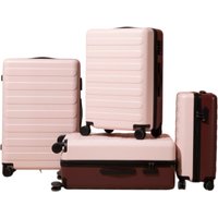 Чемодан-спиннер Ninetygo Rhine Luggage 20" (розовый/красный)