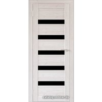 Межкомнатная дверь Юни Бона 03 (ч) 90x200 (лиственица сибиу/черное белое)