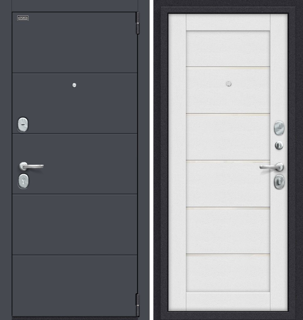 

Металлическая дверь el'Porta Porta S 4.Л22 205x88R (Graphite Pro/Virgin)