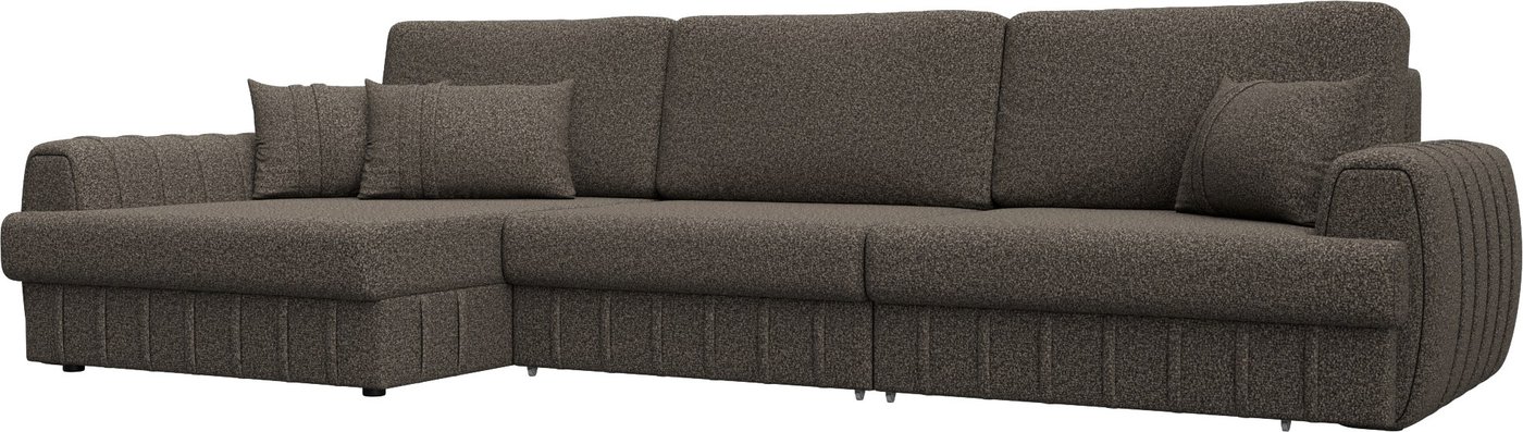 

Угловой диван Лига диванов Лига-057 НПБ Лонг левый 129309L (велюр Ness 07 коричневый)