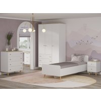 Тумба Премиум Рико (белый/дуб сонома)