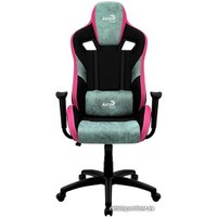 Игровое (геймерское) кресло AeroCool Count Teal Green (черный/зеленый)