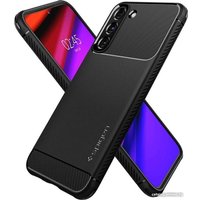 Чехол для телефона Spigen Rugged Armor для Galaxy S22 ACS03986 (черный)