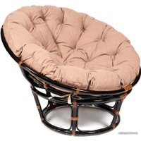 Кресло Garden Story Папасан Р110СС (бежевый/коньячный)