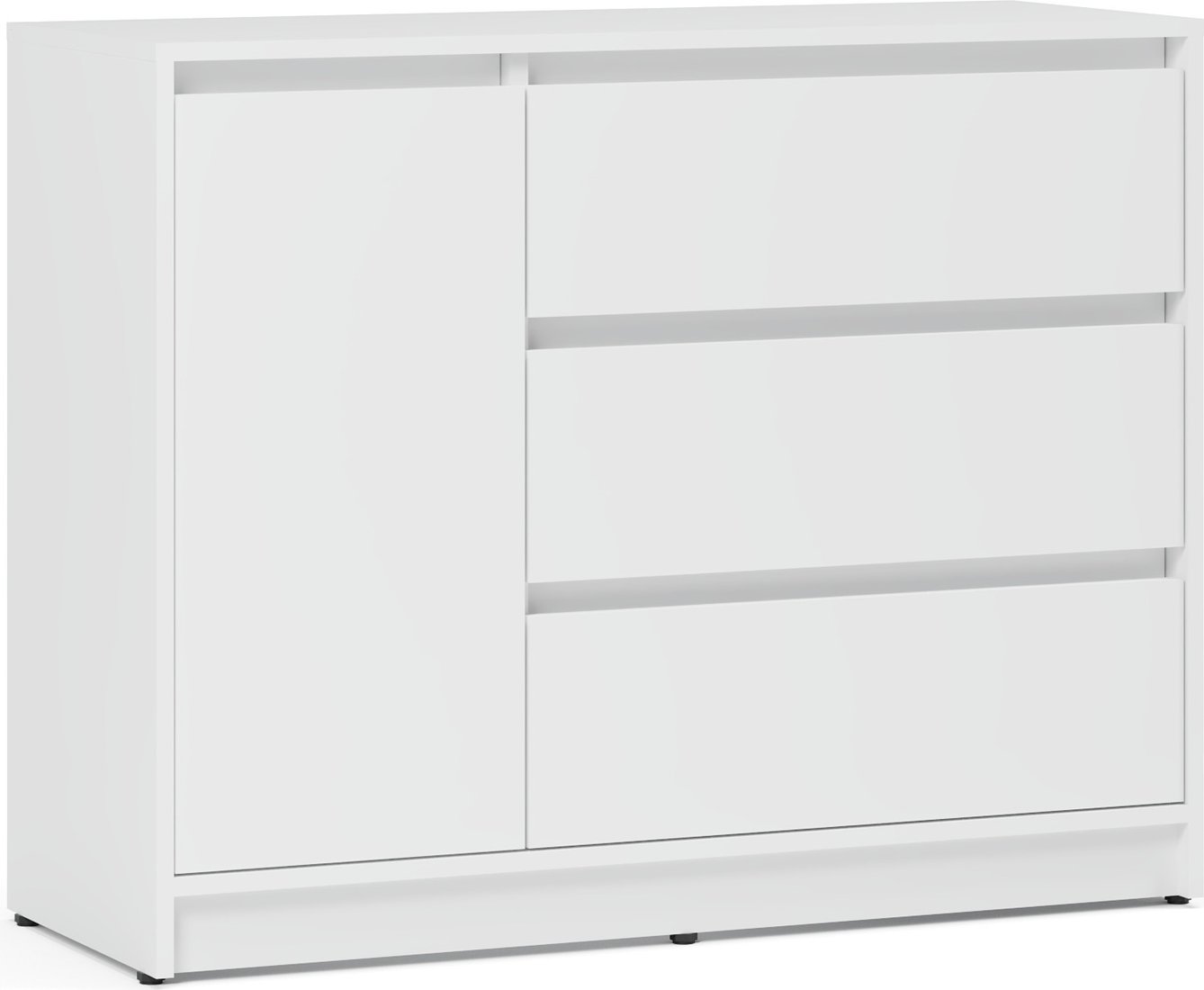 

Тумба ЭлиГард Brighton 1D3S (белый)