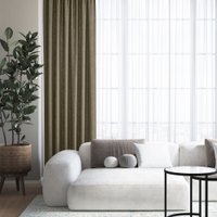 Штора Волшебная ночь Текстурный Блэкаут 200x270 930785 (мокко)