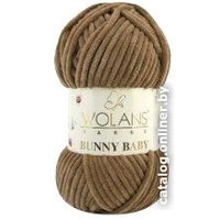 Пряжа для вязания Wolans Yarns Bunny Baby 41 100 г 120 м (коричневый, 5 мотков)