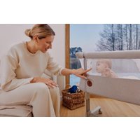 Приставная детская кроватка Lionelo Aurora (beige cappuccino)