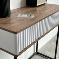 Туалетный столик без зеркала Shtabe Royal 5011 эко (дуб веллингтон/черный)