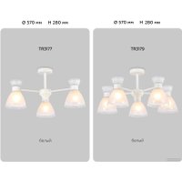Припотолочная люстра Ambrella light TR3179/5 WH (белый)
