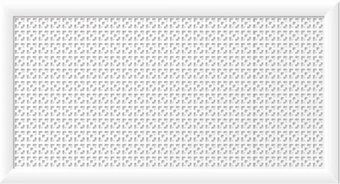 Декоративный экран Stella Дамаско Белый (150x60)