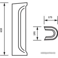 Пьедестал для умывальника Оскольская керамика Орфей