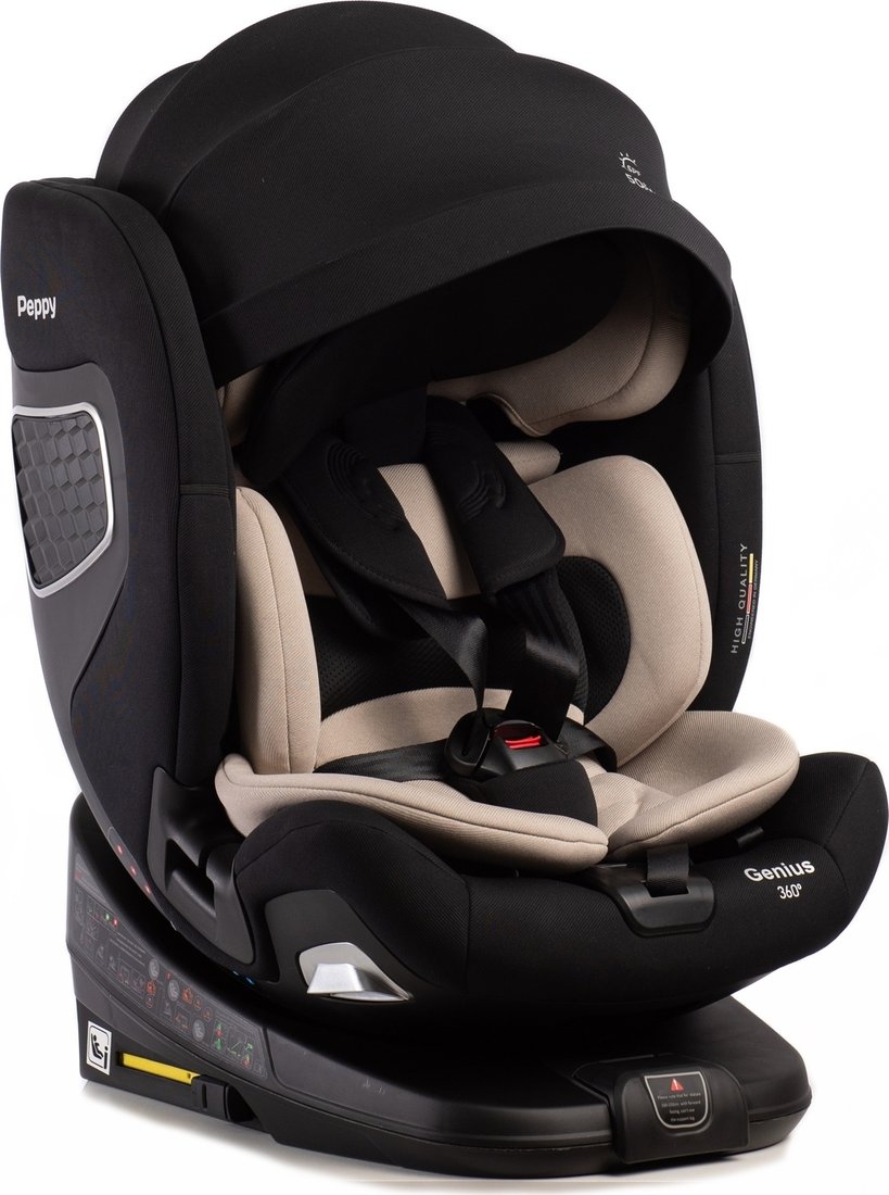 

Детское автокресло PEPPY Genius 0-36 I-Size 40-150 см (rock)