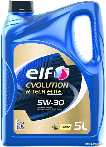 Моторное масло Elf Evolution R-Tech Elite C2 C3 RN17 5W-30 5л