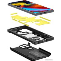 Чехол для телефона Spigen Tough Armor для Galaxy S24 Ultra ACS07300 (черный)