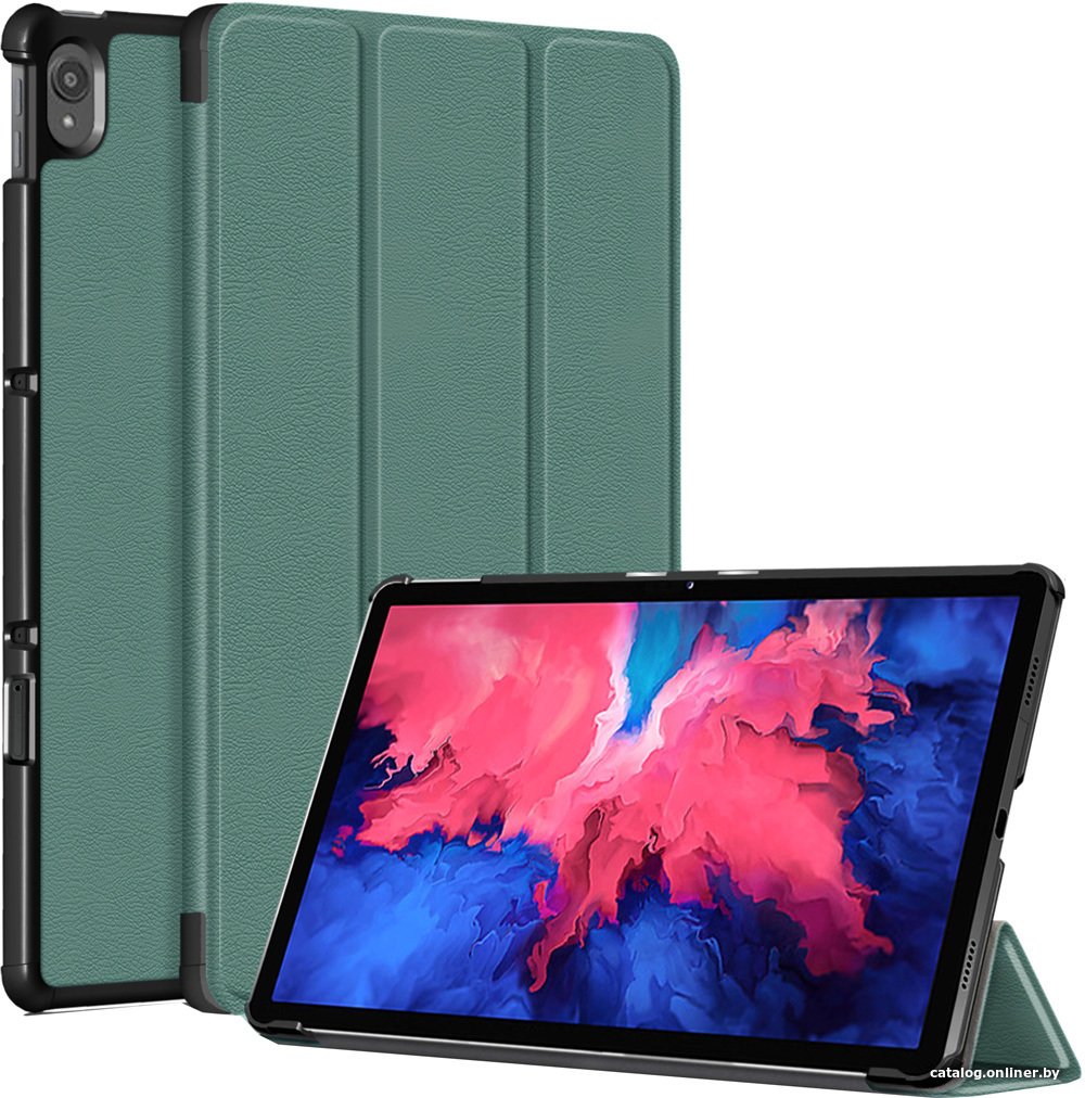 Чехол JFK Smart Case для Lenovo Tab P11 (зеленый)