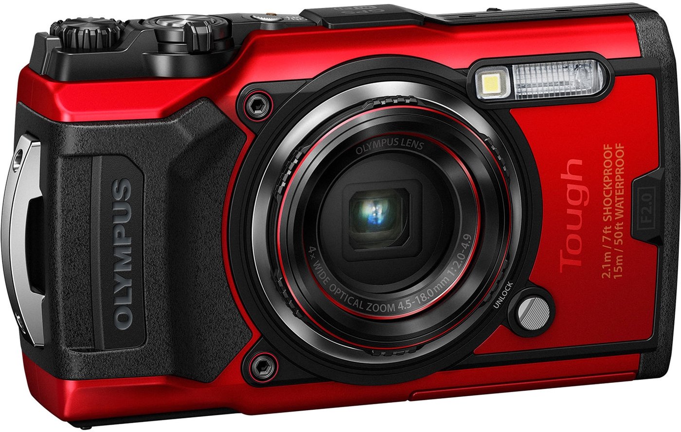 

Фотоаппарат Olympus Tough TG-6 (красный)