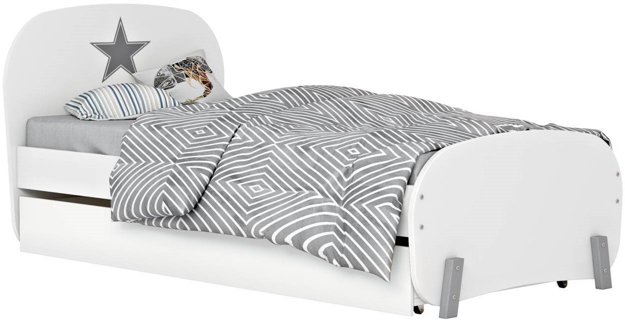 

Кровать Polini Kids Mirum 1915 190x90 (с ящиком, белый)