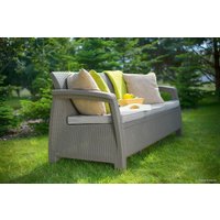 Садовый диван Keter Corfu Love Seat Max (капучино)