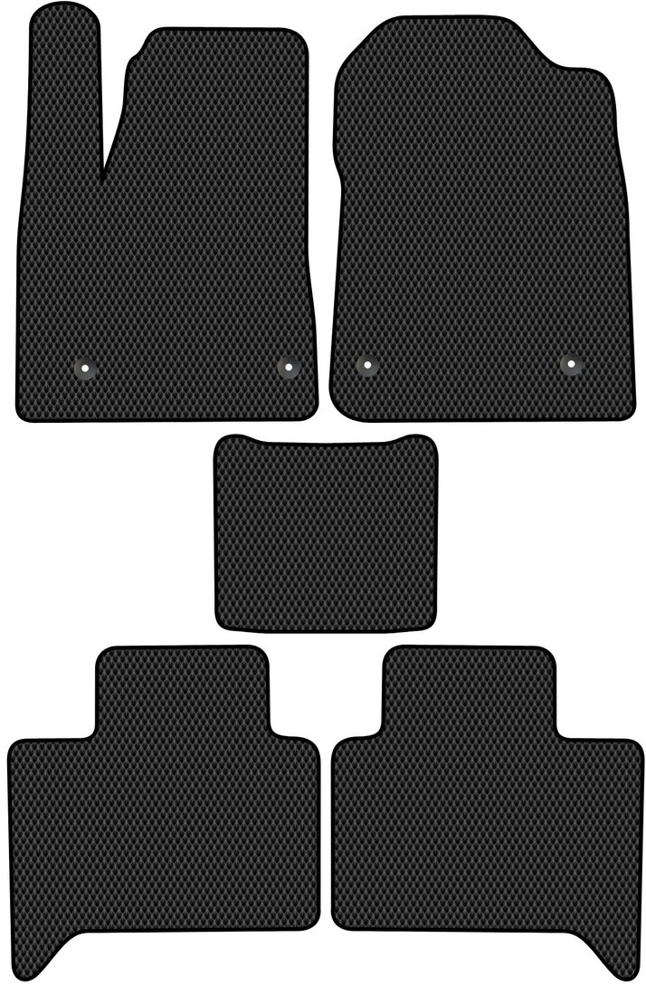 

Комплект ковриков для авто Alicosta M-Hero 917 I (Внедорожник / Гибрид) 2023 - Н.В. (черный, ромб)