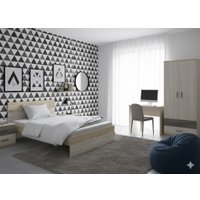 Кровать PROxSON Milton 90x200 (бунратти/ясень шимо светлый)