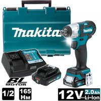 Гайковерт Makita TW161DWAE (с 2-мя АКБ, кейс)