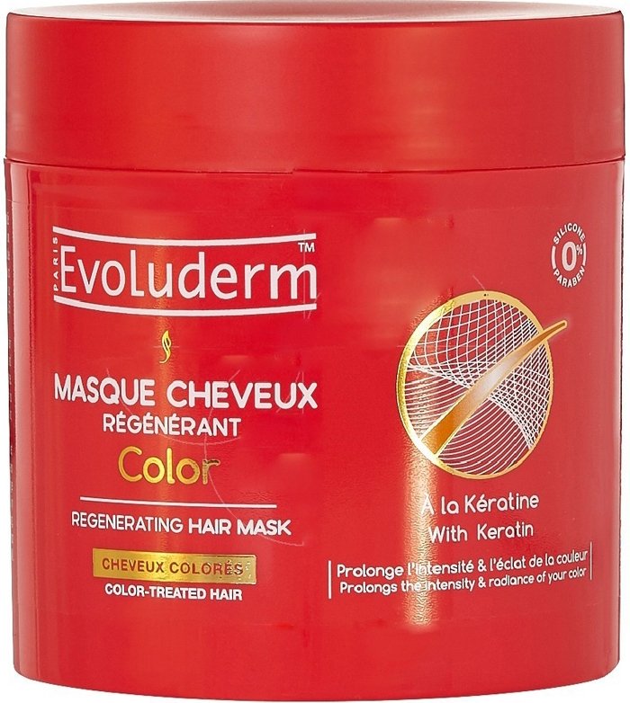 

Маска Evoluderm Color Regenerating Hair Mask With Keratin