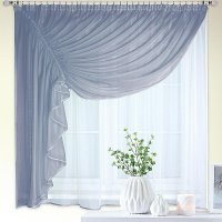 Тюль Nivasan Ромео 280x170 левая RM (серый)