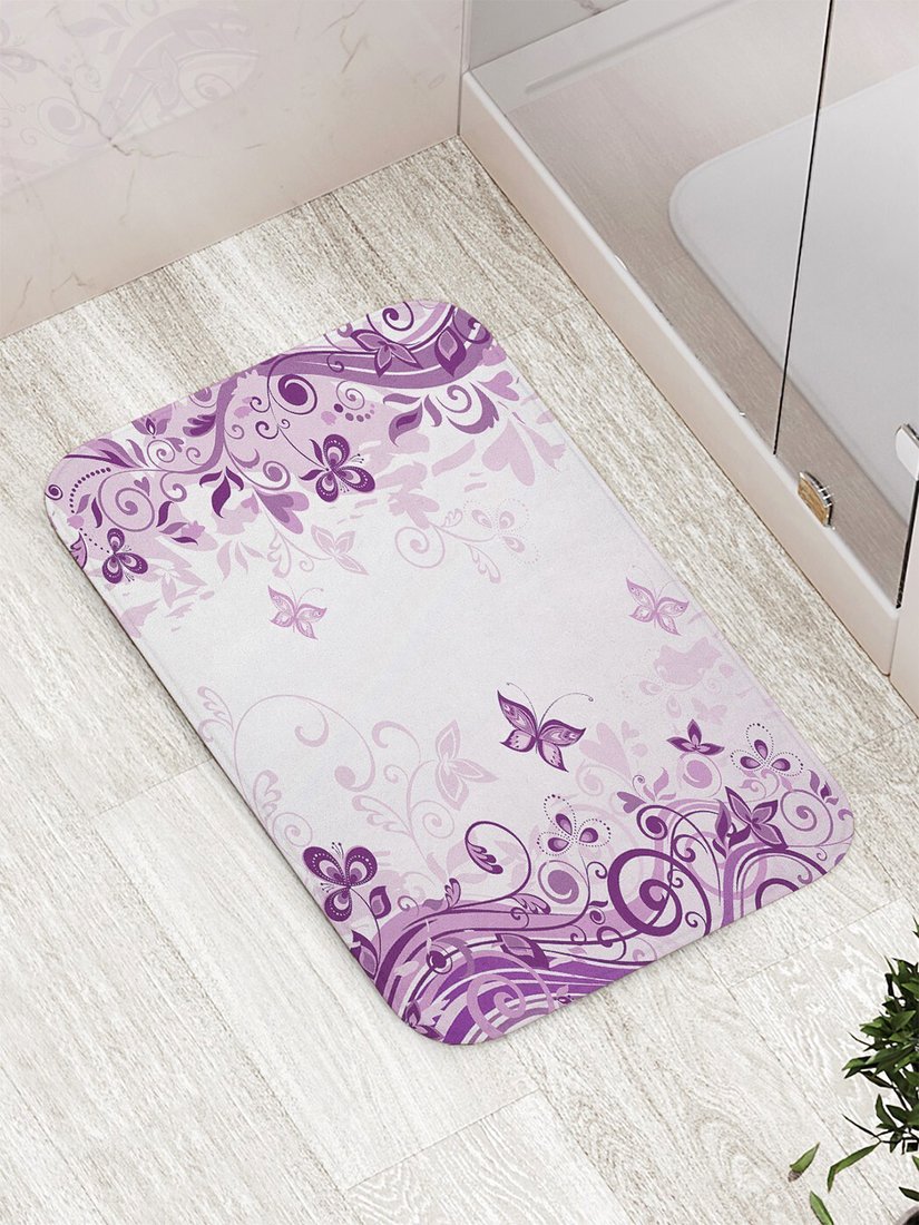 

Коврик для ванной JoyArty Элегантные бабочки bath_13609