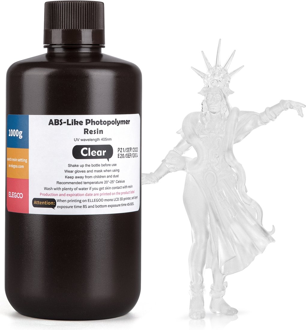 

Фотополимер Elegoo ABSlike 1кг (чистый)