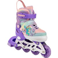 Роликовые коньки Cosmoride Cleo (р-р 31-34, белый/фиолетовый)