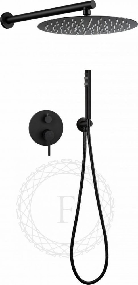 Душевая система  Filarete Roun FL1023 (черный матовый)