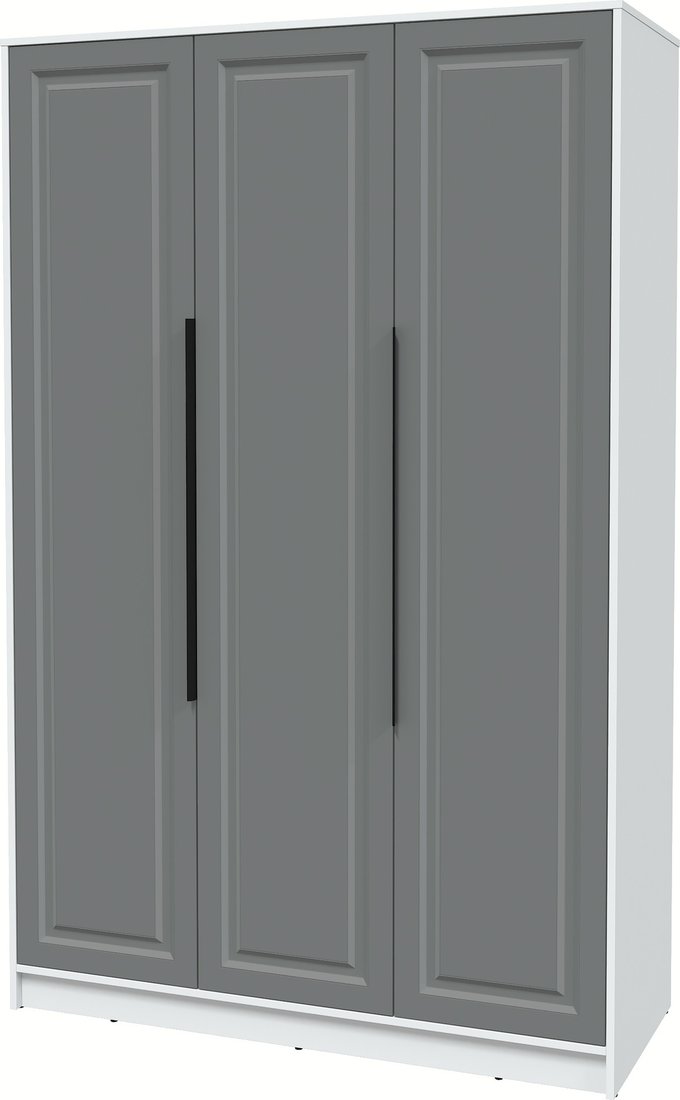 

Шкаф распашной Интерлиния Концепт КТ-Ш3 Деко (белый платинум/серый)