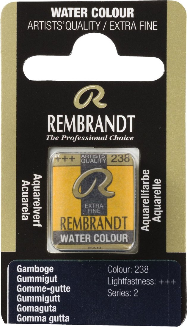 

Акварельная краска Rembrandt 238 05862381 (гуммигут, кювета)