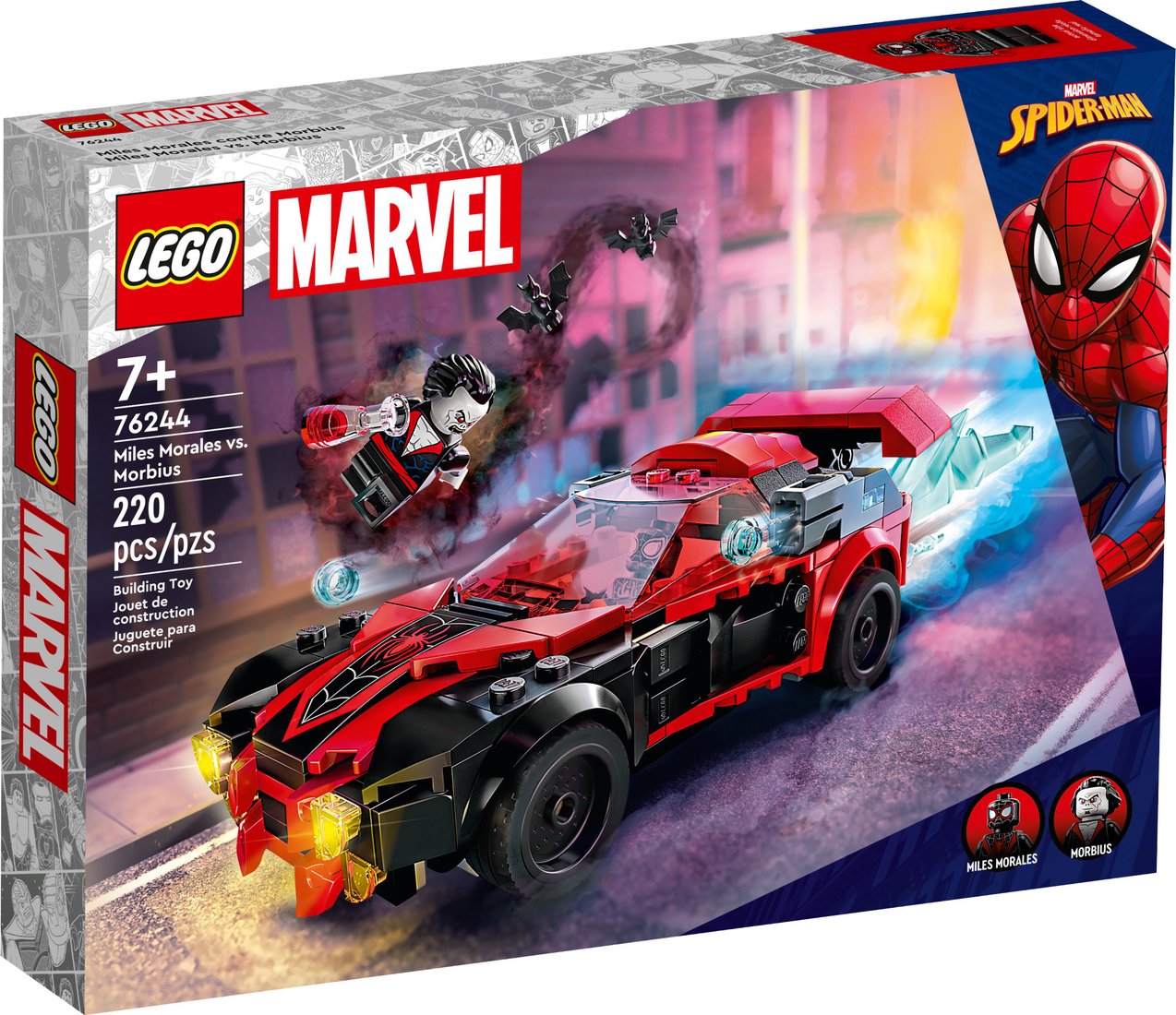 

Конструктор LEGO Marvel Super Heroes 76244 Майлс Моралес против Морбиуса