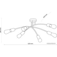 Люстра средней высоты TK Lighting Helix 4699