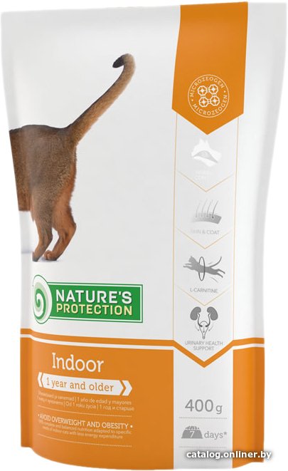 Сухой корм для кошек Nature's Protection Indoor 0.4 кг