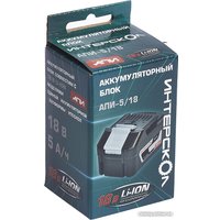 Аккумулятор Интерскол АПИ-5.0/18 2400.022 (18В/5 Ач)