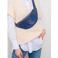 Сумка на пояс Franchesco Mariscotti 1-4618к (флорида сапфир)