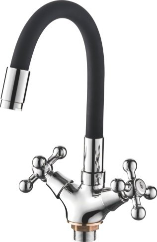 Смеситель Ledeme L1319-2 (черный/хром)